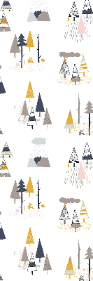 Rolgordijn voor het raam Seizoenen