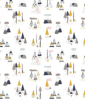 Rolgordijn voor het raam Seizoenen