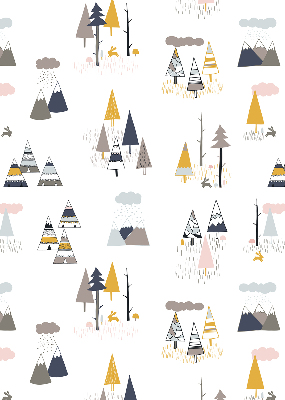 Rolgordijn voor het raam Seizoenen