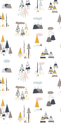 Rolgordijn voor het raam Seizoenen