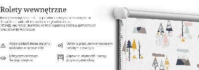 Rolgordijn voor het raam Seizoenen