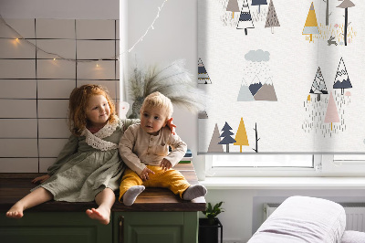 Rolgordijn voor het raam Seizoenen