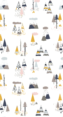 Rolgordijn voor het raam Seizoenen