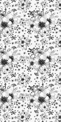 Rolgordijn verduisterend Getekende bloem