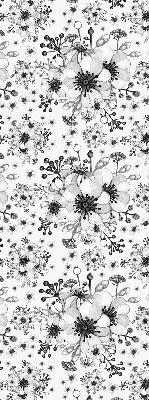 Rolgordijn verduisterend Getekende bloem