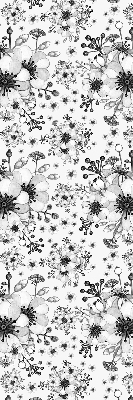 Rolgordijn verduisterend Getekende bloem