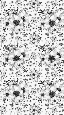 Rolgordijn verduisterend Getekende bloem