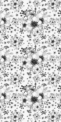 Rolgordijn verduisterend Getekende bloem