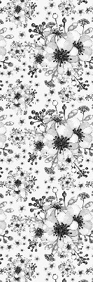 Rolgordijn verduisterend Getekende bloem