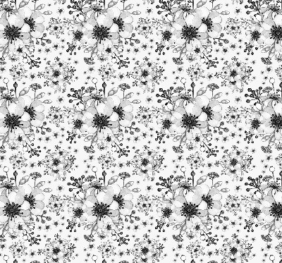 Rolgordijn verduisterend Getekende bloem