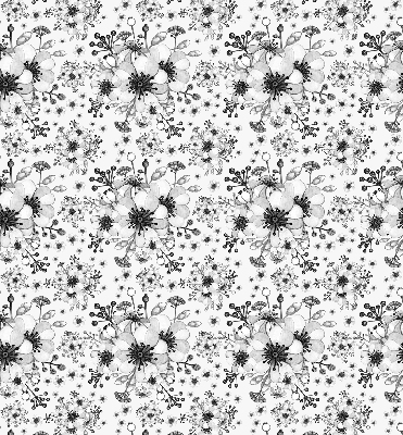 Rolgordijn verduisterend Getekende bloem