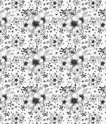 Rolgordijn verduisterend Getekende bloem