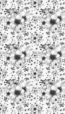 Rolgordijn verduisterend Getekende bloem