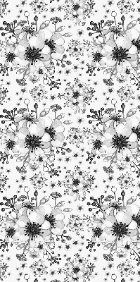 Rolgordijn verduisterend Getekende bloem