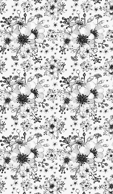 Rolgordijn verduisterend Getekende bloem