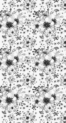 Rolgordijn verduisterend Getekende bloem