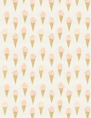 Rolgordijn voor het raam Ijsje