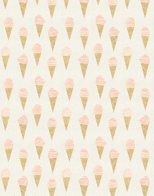 Rolgordijn voor het raam Ijsje