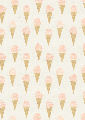 Rolgordijn voor het raam Ijsje