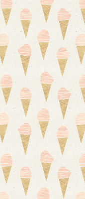 Rolgordijn voor het raam Ijsje