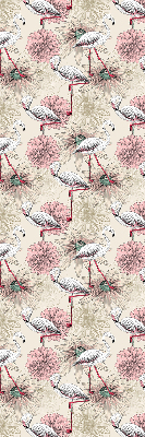 Rolgordijn verduisterend Witte flamingo's