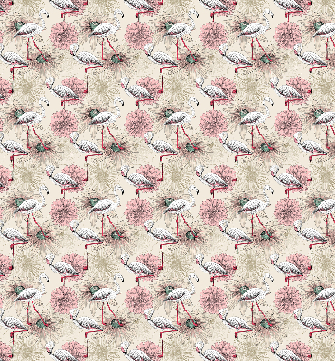 Rolgordijn verduisterend Witte flamingo's