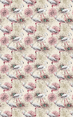 Rolgordijn verduisterend Witte flamingo's