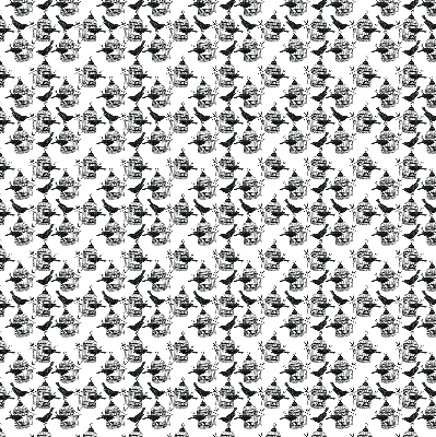 Rolgordijn voor het raam Zwarte raven