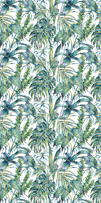 Rolgordijn voor het raam Tropische bladeren