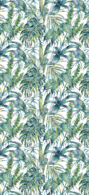 Rolgordijn voor het raam Tropische bladeren