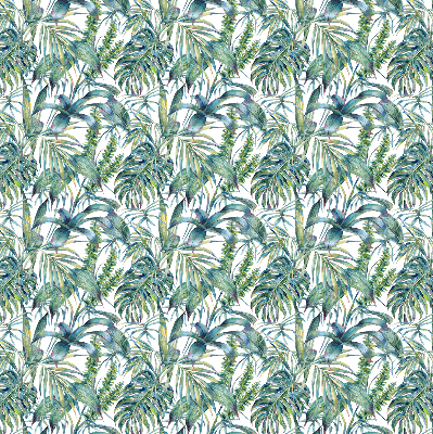 Rolgordijn voor het raam Tropische bladeren