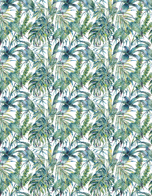 Rolgordijn voor het raam Tropische bladeren