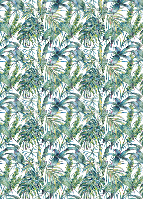 Rolgordijn voor het raam Tropische bladeren