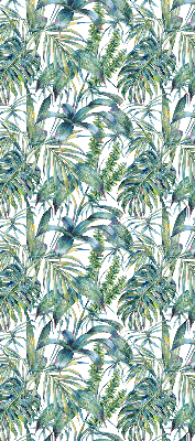 Rolgordijn voor het raam Tropische bladeren