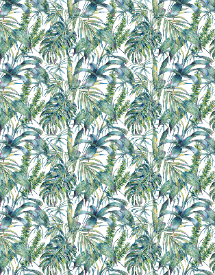 Rolgordijn voor het raam Tropische bladeren