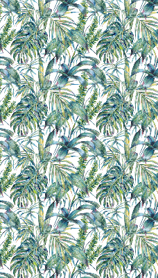 Rolgordijn voor het raam Tropische bladeren