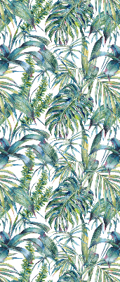 Rolgordijn voor het raam Tropische bladeren