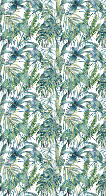 Rolgordijn voor het raam Tropische bladeren