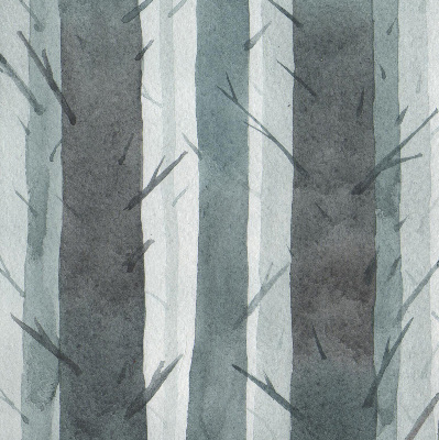 Rolgordijn verduisterend Bomen