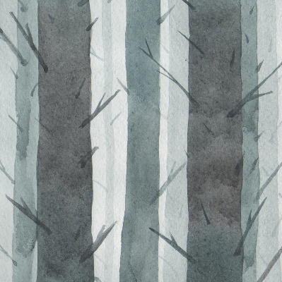 Rolgordijn verduisterend Bomen