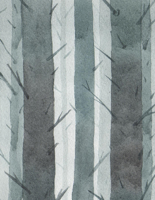 Rolgordijn verduisterend Bomen