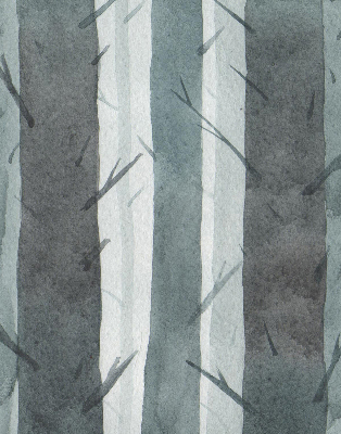 Rolgordijn verduisterend Bomen