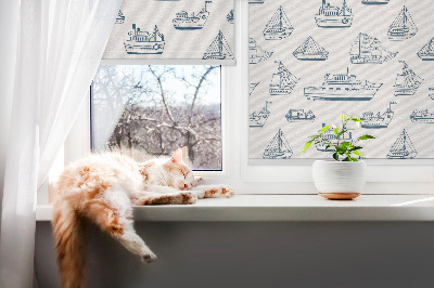 Rolgordijn verduisterend Schepen