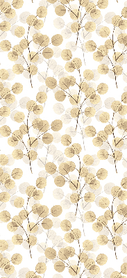 Rolgordijn voor het raam Gele takken