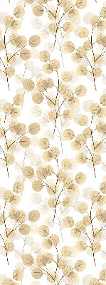 Rolgordijn voor het raam Gele takken