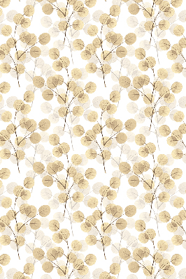 Rolgordijn voor het raam Gele takken