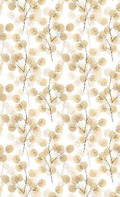 Rolgordijn voor het raam Gele takken