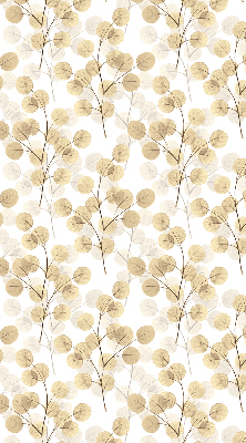 Rolgordijn voor het raam Gele takken