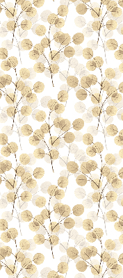 Rolgordijn voor het raam Gele takken