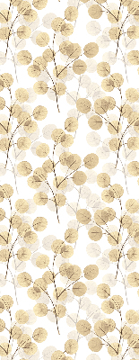 Rolgordijn voor het raam Gele takken